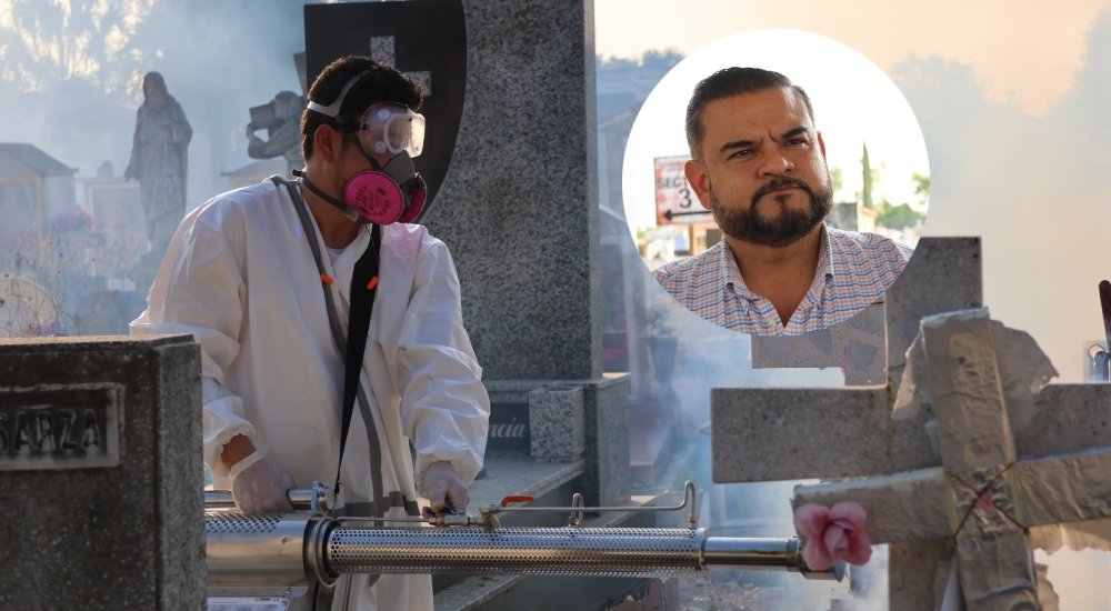 Inicia Cadereyta fumigación en panteones para prevenir el dengue