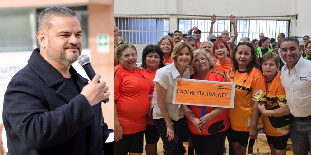 Carlos Rodríguez refrenda apoyo al deporte de adultos mayores en Cadereyta