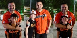 Carlos Rodríguez reconoce a niños beisbolistas que representarán a Cadereyta