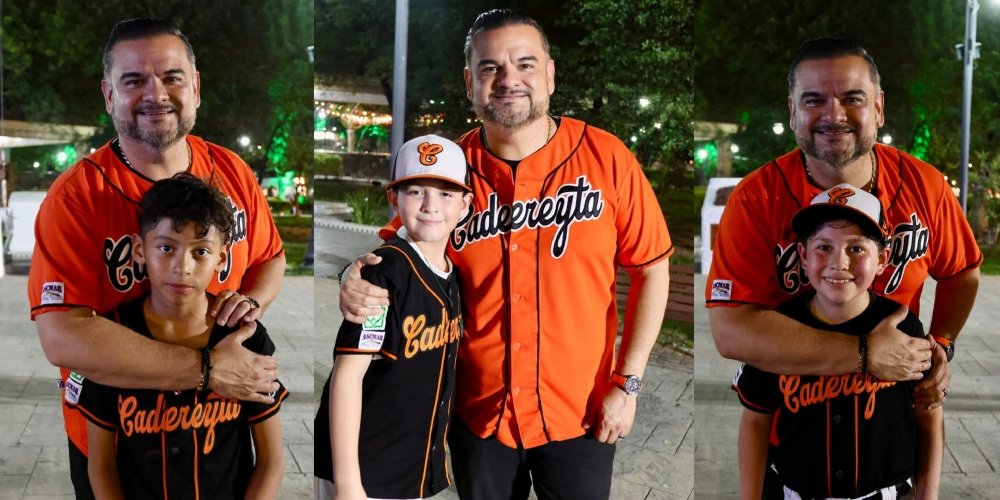Carlos Rodríguez reconoce a niños beisbolistas que representarán a Cadereyta