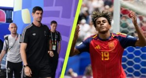 Courtois destaca a España como favorita en cuartos de final del Mundial