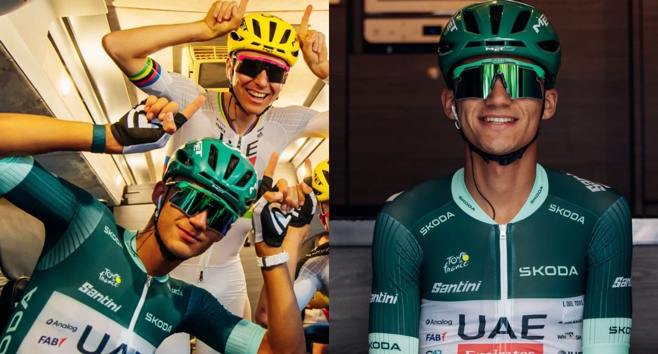 Isaac del Toro sorprende en el Tour de France al devolver el apoyo a Pogačar, destacando la pasión del público mexicano.